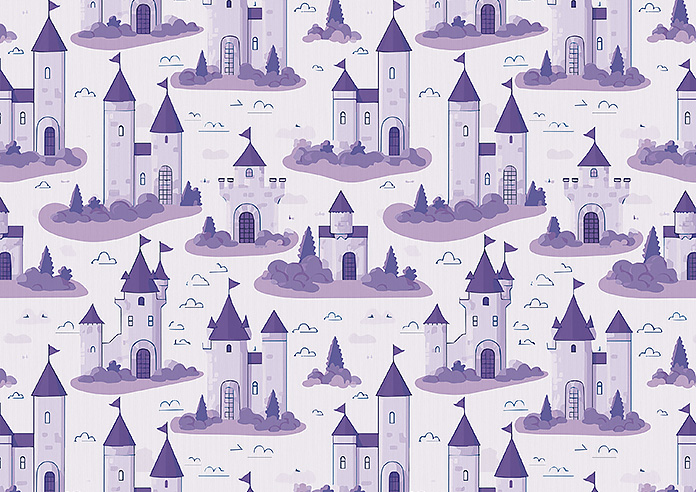 Royal Realm, Lavender - Roman Blind - Image 7